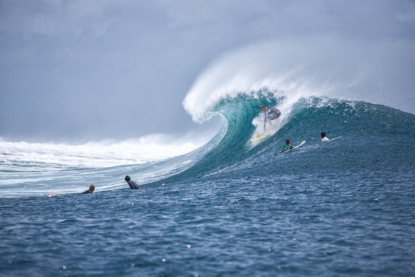 Session surf dans les Landes