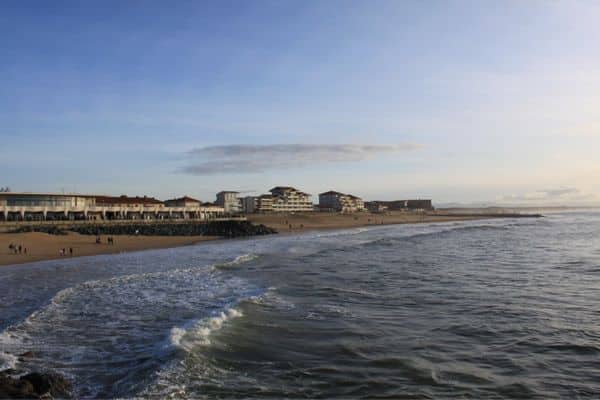 plage près du Gouf de Capbreton