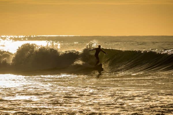 surf près du gouf de Capbreton